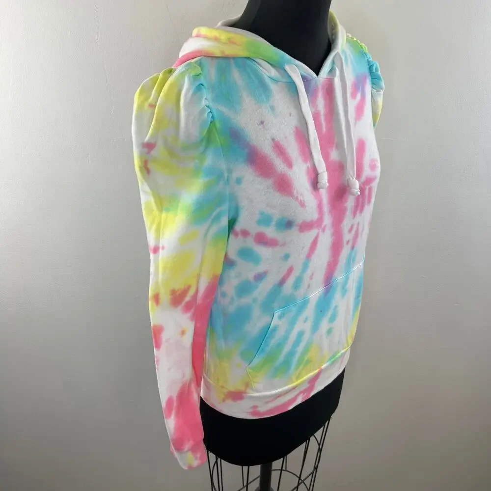 Generation Love Hoodie White Pink Cotton Drawstring Pocket Size X-Small XS - Picture 5 of 9